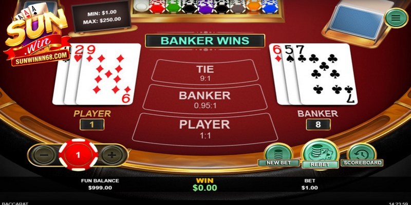 Các thế bài Baccarat có giá trị cao thấp khác nhau cần tìm hiểu rõ